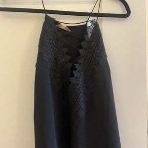 NWT Wayf black lace tank size small